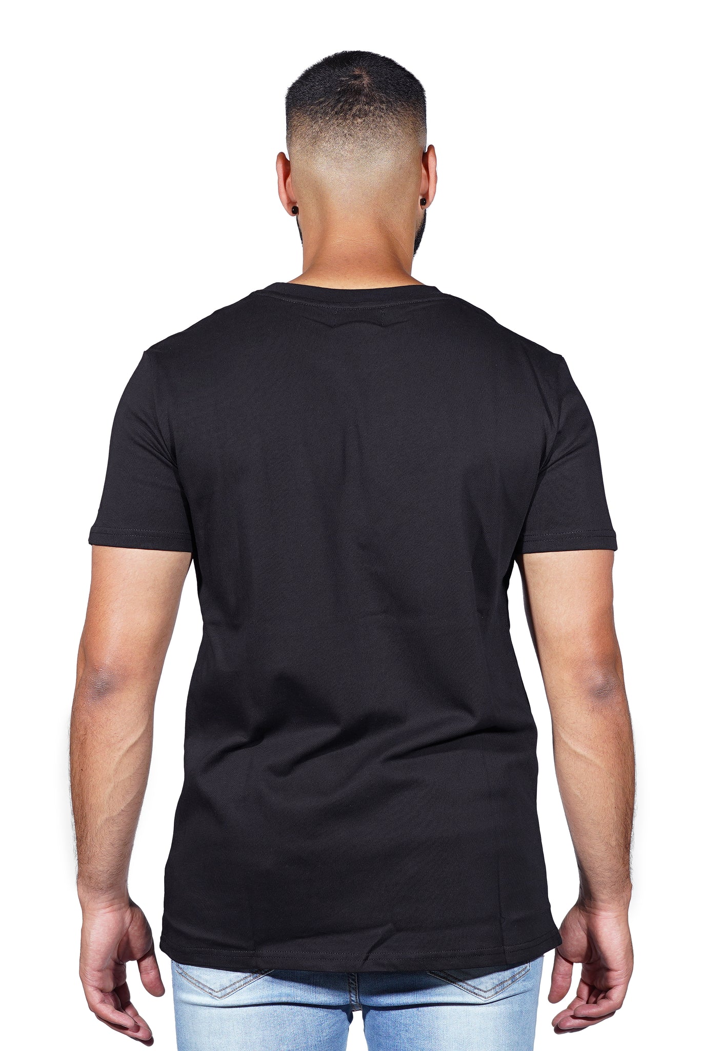 Black Signature Fitted Tee