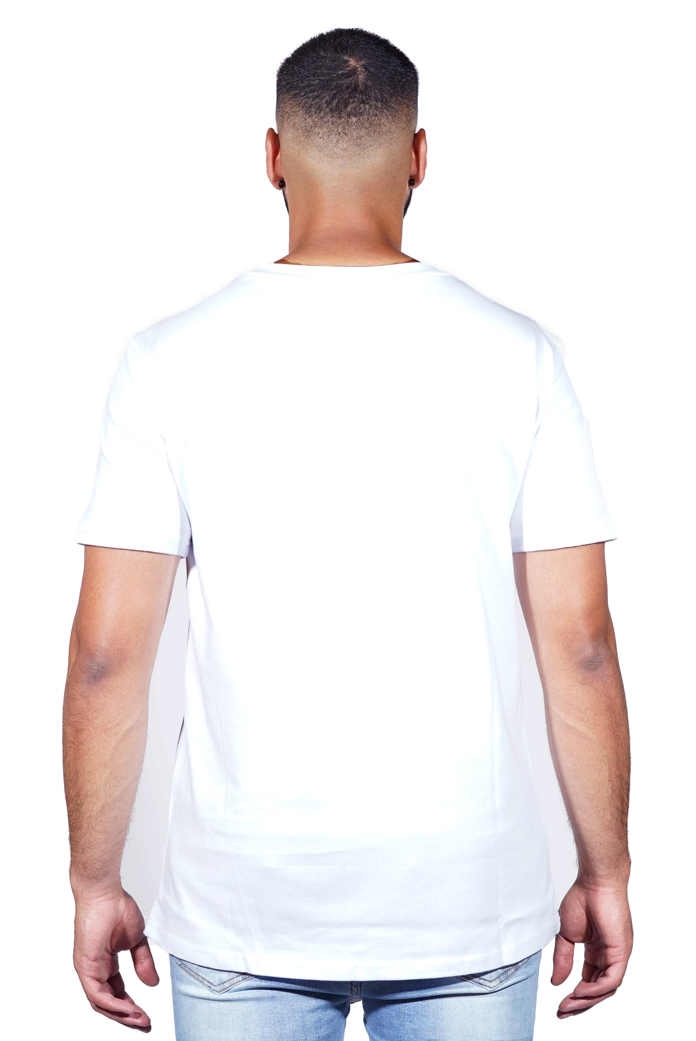 White Signature Fitted Tee